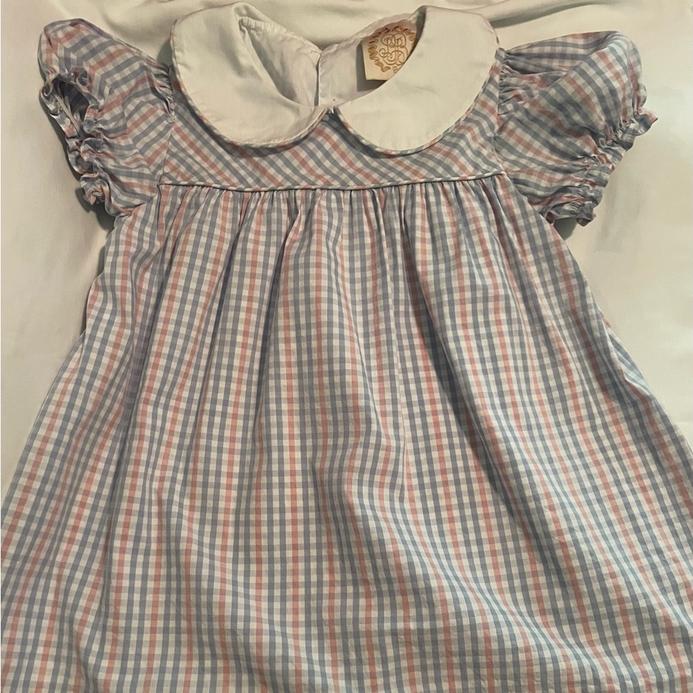 The Beaufort Bonnet Company Pink and Blue Plaid Dress
